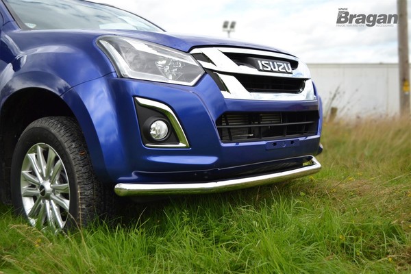 Spoilerstange FüR Isuzu D-Max Rodeo 2012-2016 Front StoßStange Edelstahl-image