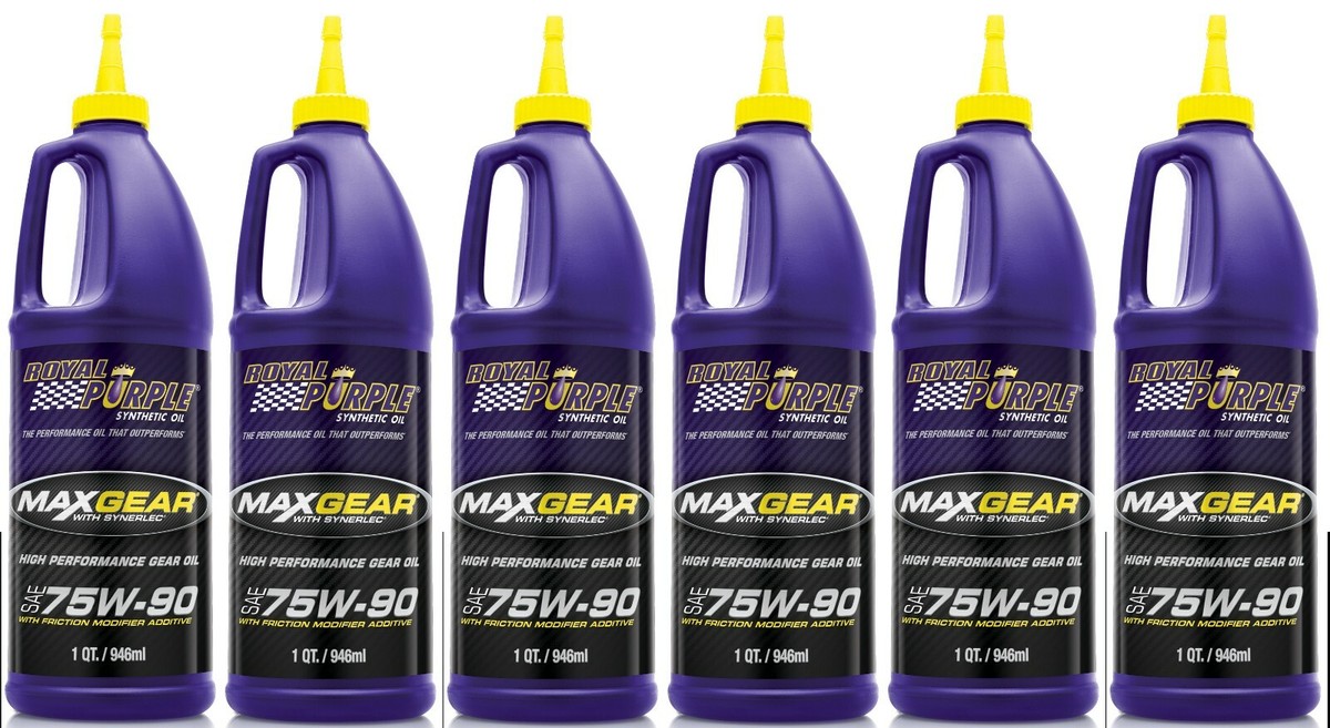 Royal Purple Max Gear 75W90 Synthetic Gear Oil 01300 - 6-Pack / 1