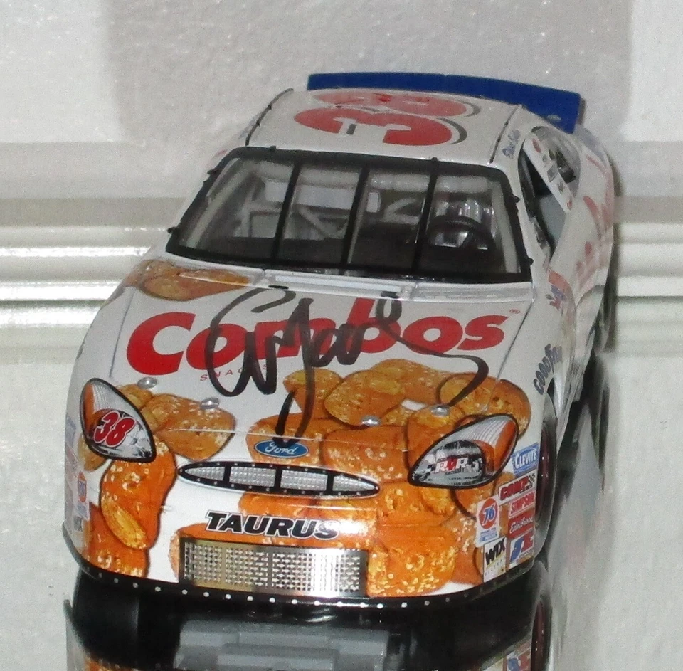 RCCA ELLIOTT SADLER 2003 #38 M&M"S/COMBOS AUTOGRAFIADO CLUB CAR #455/604 BONITO Foto 3 de 4