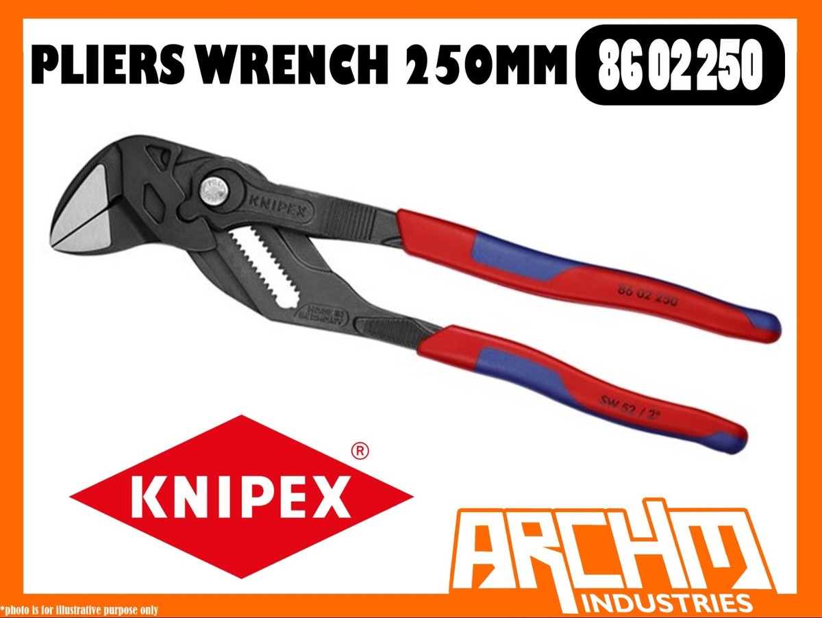 KNIPEX 8602250 - PLIERS WRENCH - 250MM - BLACK ATRAMENTIZED