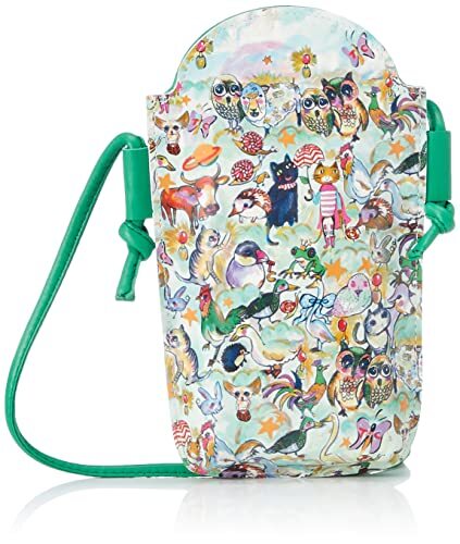 Borsa a tracolla mini da giorno per donna in Harris Tweed verde e viola a quadri all'ingrosso per il tuo negozio