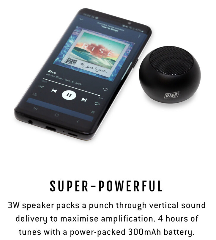 Rise MINIBOOM Wireless Bluetooth 