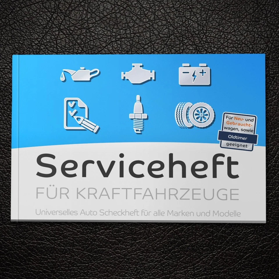 Cuaderno de servicio para VW / Chequera / Cuaderno de mantenimiento / universal, coche, coche, automóvil