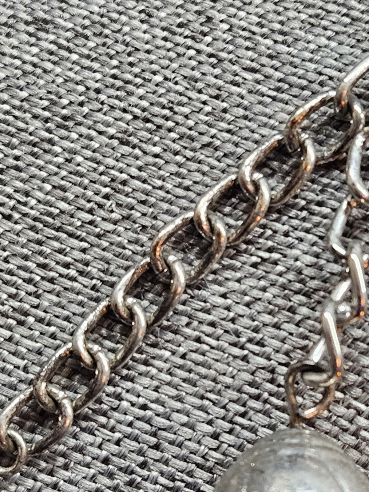 Vintage Silver Tone Multi Beaded Multi Strand Aqu… - image 8