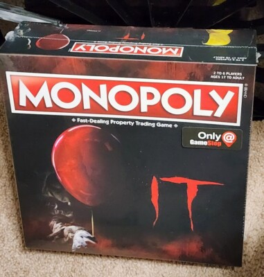 Monopoly IT Board Game - GameStop Exclusive **NEW SEALED! **
