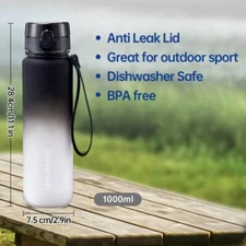 Sports Water Bottle 600 ml / 1000 ml Bottle Bicycle for Camping Outdoor Yoga Gym