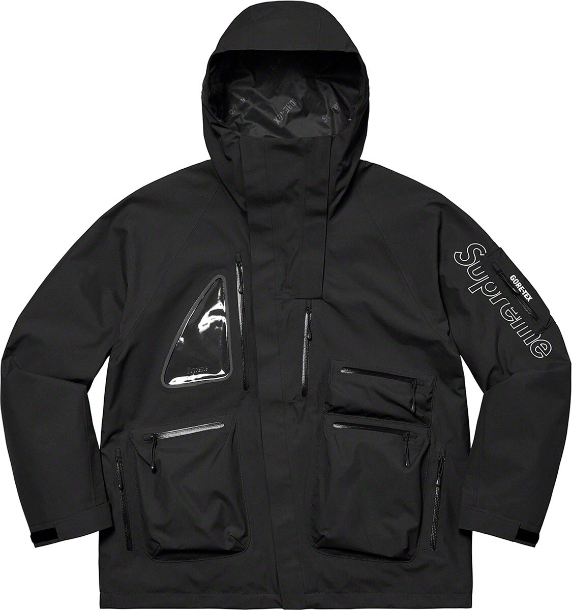 Veste SUPREME FW'21 Gore Tex Tech Shell noire homme taille Medium NEUVE AVEC ÉTIQUETTE