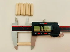 GENUINE IKEA #101345 SMALL WOODEN DOWELS 30 MM MALM NORDLI HEMNES 8-PC SET NEW