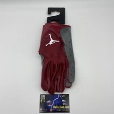 Nike Jordan Team Issue Oklahoma Sooners Vapor Jet 7.0 Leather FB Gloves Size 4XL