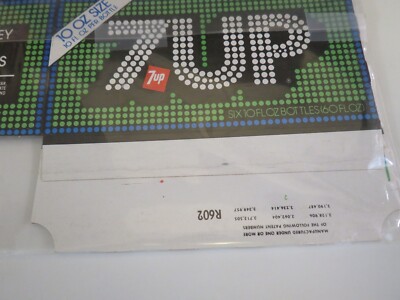 Porte-cartons Vintage 7up It Likes You - Original En Bon état