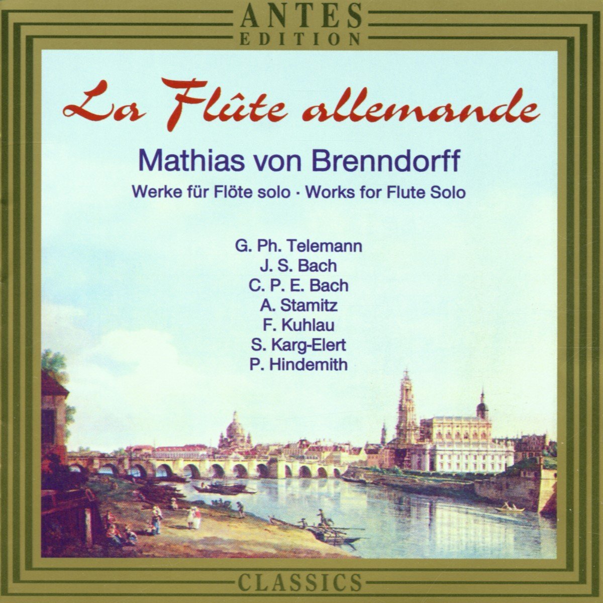 TELEMANN / BACH J. / BACH C.; Flute Allemande: Works for Solo Flute (CD)