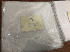 pottery barn kids floral matelasse duvet cover/ bedskirt