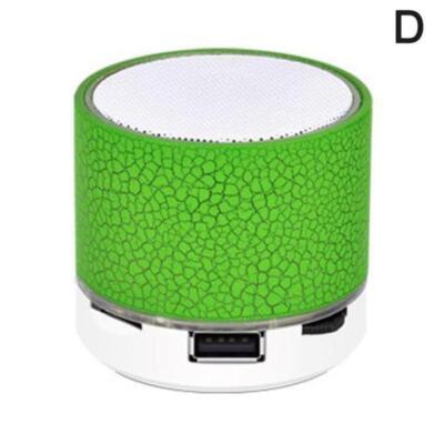 Kleiner, runder Bluetooth-Lautsprecher mit LED-Anzeige (A7Y5 V4Z8 X2S8 B1P1 D7Q8