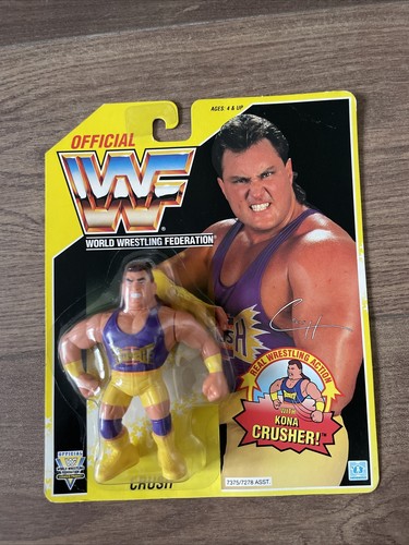 Crush Hasbro WWF MOC. 1993. Tiny Bubble Crack. ...