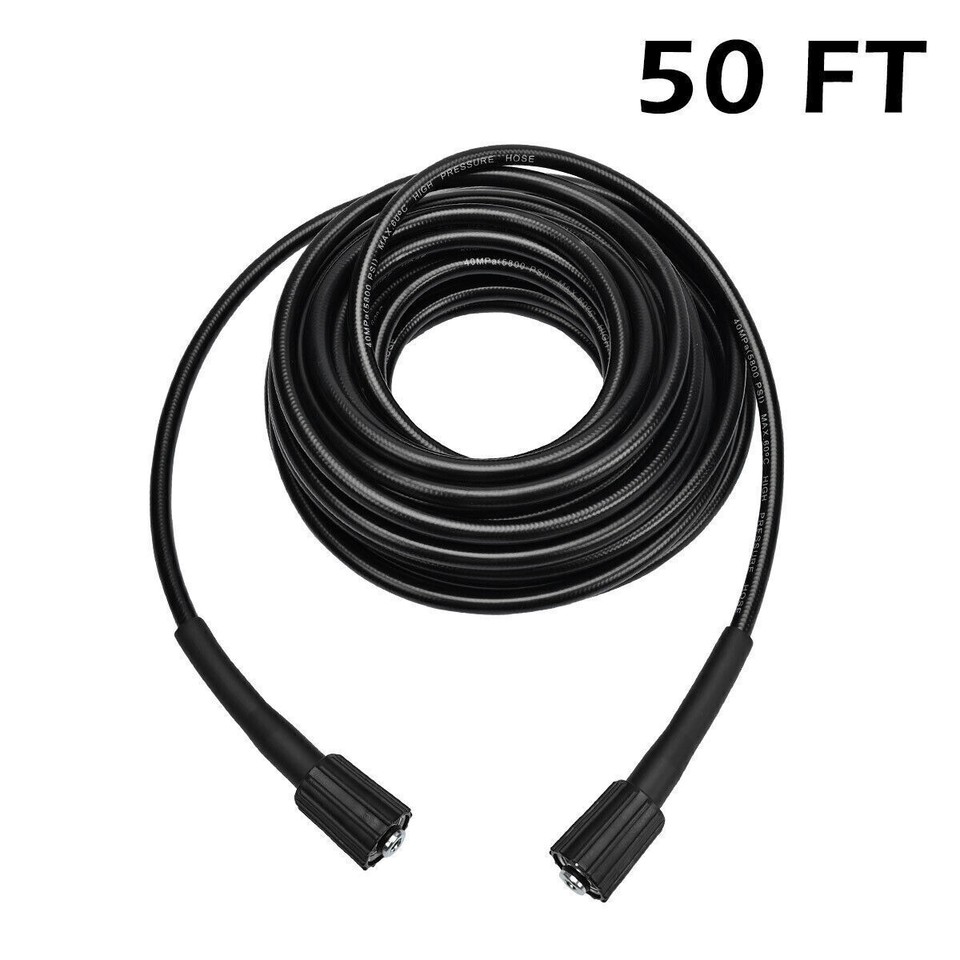 Pressure Washer Hose for Ryobi Power Washer Hose, Replacement for Ryobi Electric Power Washer 1/4 in. x 50 ft. 3,300 PSI High Pressure Hose Part #RY31HPH01