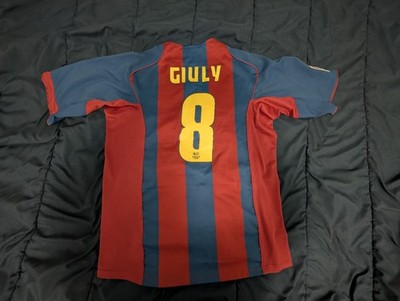 Barcelona Nike Vintage 2004/05 XL Ludovic Giuly #8 Football Soccer