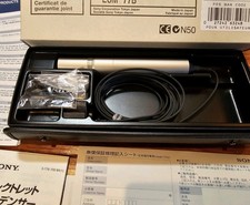 Sony ECM-77B Electret Condenser Omnidirectional Lavalier Microphone - New In Box