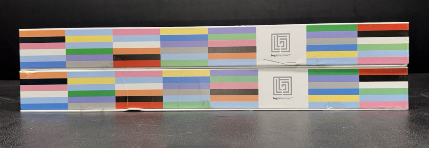 Lot of 2, LogicKeyboard KB-PCBWH, Media Composer and ProTools Keyboard, Astra PC