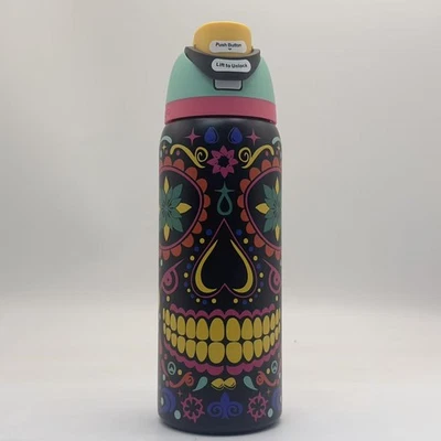 Owala FreeSip 32oz Sugar Skull Bottle –Limited Edition 2025 Gift Stainless Steel