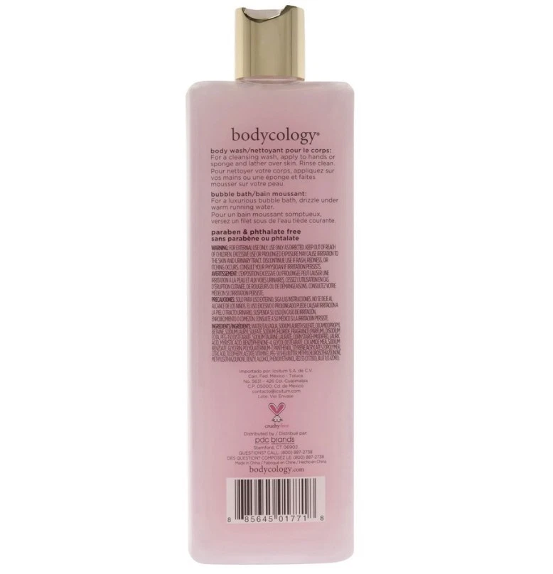 Jabón corporal y baño de burbujas Sweet Love de Bodycology para mujer 16 oz - 2 en 1 Foto 2 de 2