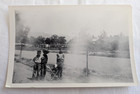 Boys Cowboy Hat Blurry Ghostly Beaumont TX Texas 1948 Snapshot Photo — photo 1