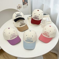 New Embroidered Letter Kids Hat - Spring Fashion Cap, Unisex for Boys & Girls