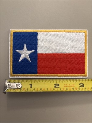 Texas Flag - Embroidered Iron on patch