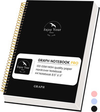 FLYING EAGLE 8.5 X 11 Large Graph Notebook Journal Spiral Graph Grid Notebook 21