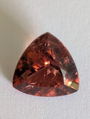 4.43 ct. roter Turmalin Edelstein Trillant Schliff Schmuck