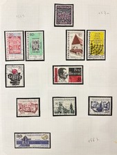 Czechoslovakia 1967/70 Collection on Pages MNH Used MH (Apx 120) DA1379