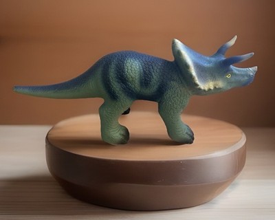 Epic Dino Triceratops 18  Blue Semi Soft Dinosaur  Big Dinosaur Fun