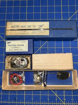 K&O #103 Japan KO Marine Electric Model Boat Drive Unit Set #108 Motor Etc. NOS