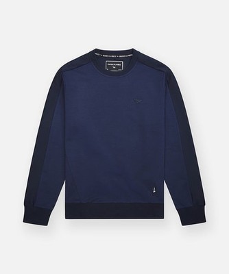 PAPER PLANES   CHROMATIC NAVY  CREWNECK  SIZE XL