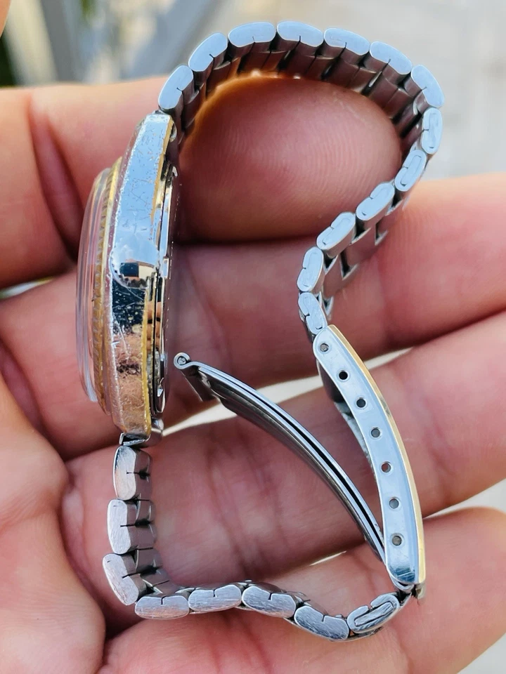 Orologio vintage Breil Ok Data Meccanico manuale Cal. 233 - Immagine 4 di 4