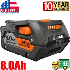 New for Ridgid R840087 8.0Ah Lithium Battery Rigid 18Volt R840085 Power Tools