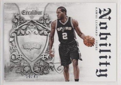 2014-15 Panini Excalibur Nobility Silver 15/49 Kawhi Leonard #7 7y2