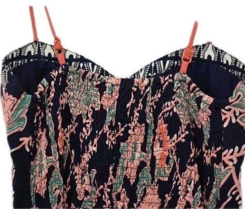 Anthropology Band Of Gypsies Women's Strappy Smocked Back Bustier Sundress Large - Bild 7 von 10