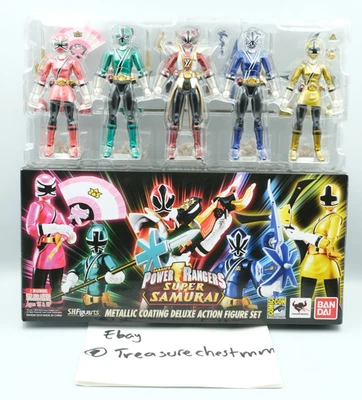 Open Box SH Figuarts Power Rangers Super Samurai Metallic Set SDCC 2013 - Image 1 of 4