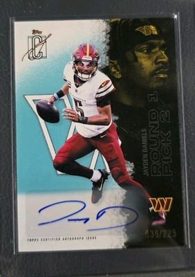Topps Signature Class Jayden Daniels Washington Commanders Rookie Auto #57 /225