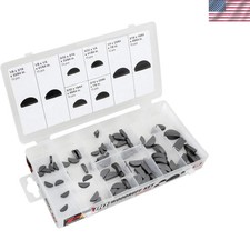 Durable Woodruff Key Assortment - 80 Keys in Re-Sealable Plastic Case