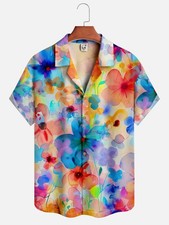 Floral Aloha Hawaiian Shirt V3