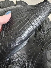 Genuine crocodile skin, Italian genuine crocodile leather, exotic leather 