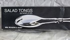 New In Package Vintage W M Rogers Silver Plated Salad Tongs — photo 2