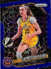 2025 Panini Prizm WNBA #87 Cameron Brink Blue Velocity Prizms