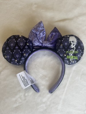 Disney Parks Haunted Mansion 2021 EARS Headband Purple Wallpaper‎ Madame Leota Disney Parks Haunted Mansion Wallpaper Madame Leota Ear  main image 4