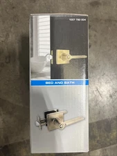 Defiant Tonebridge Bed/Bath Door Lever w/ Square Rose Brushed Gold 1007 790 004