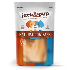 Natural Cow Ears Dog Treats Thick Cut Single Ingredient High Protein 15 PCS