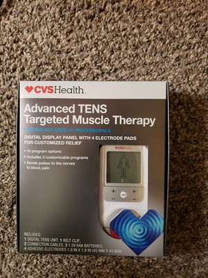 CVS Health Advanced TENS Targeted Muscle Therapy Digital Display 15 Programs