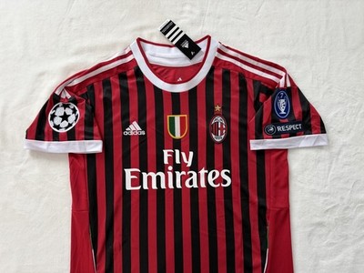 AC Milan Ibrahimovic #11 Home New Men's Champions League Soccer