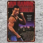 Vintage Lionheart Movie Poster Jean-Claude Tin Metal Signs Home Décor 8x8